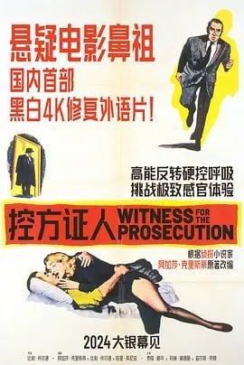 控方证人 Witness for the Prosecution (1957)