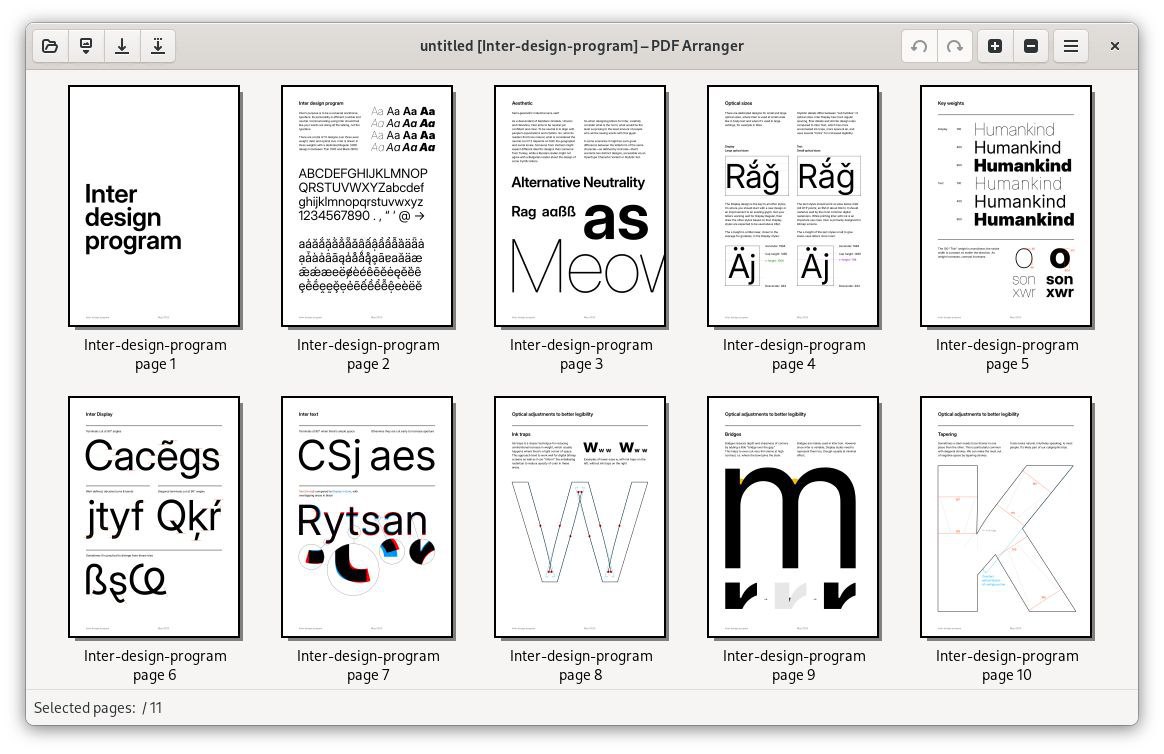 PDF Arranger - 轻量级 PDF 页面编辑工具