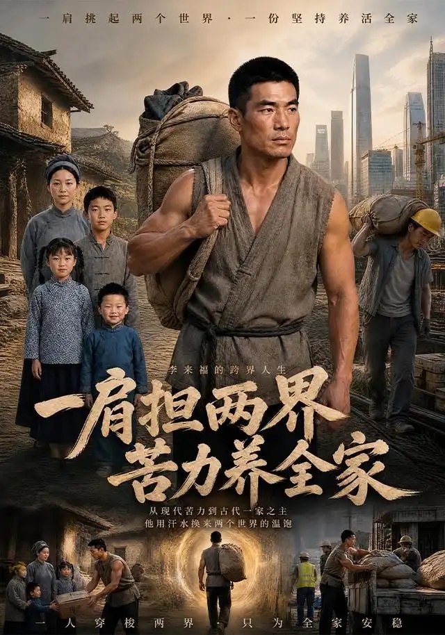 一肩担两界，苦力养全家&一肩担两界苦力养全家（60集）AI短剧