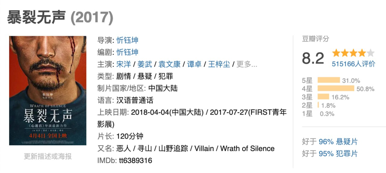 暴裂无声 2017 1080P 国语中字
