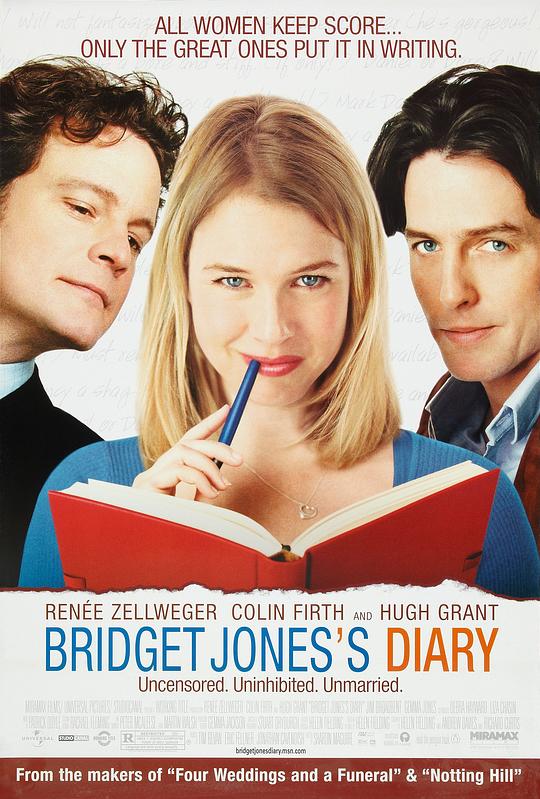 BJ单身日记 Bridget Jones's Diary (2001) 4K/2160p 原盘Remux 中文字幕 已刮削