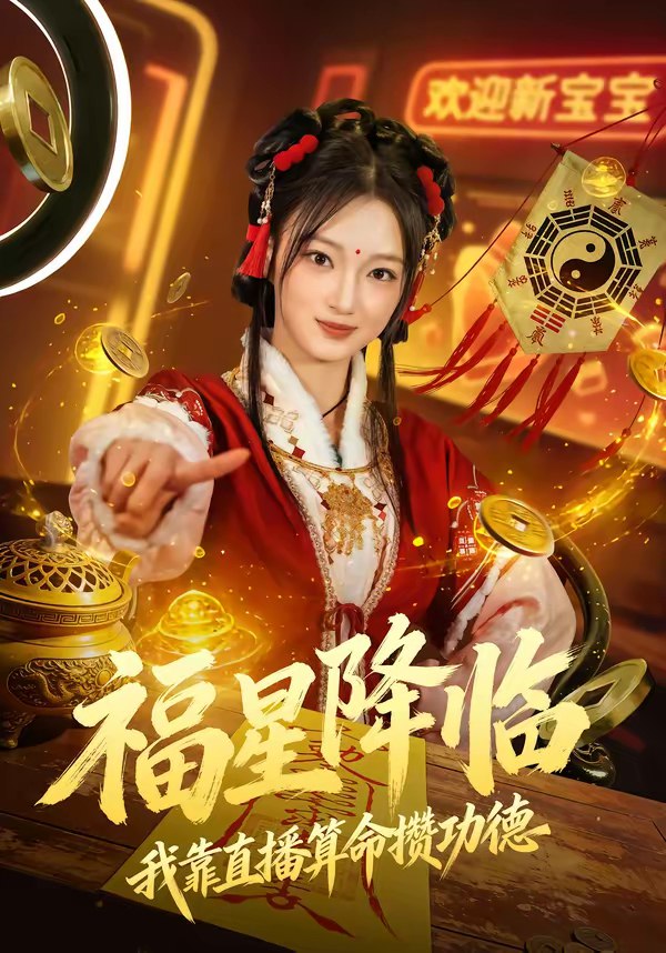 福星降临我靠直播算命攒功德 (73集) 刘晓宇&王锦宁 | 短剧