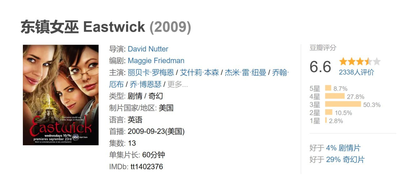 东镇女巫 Eastwick (2009)