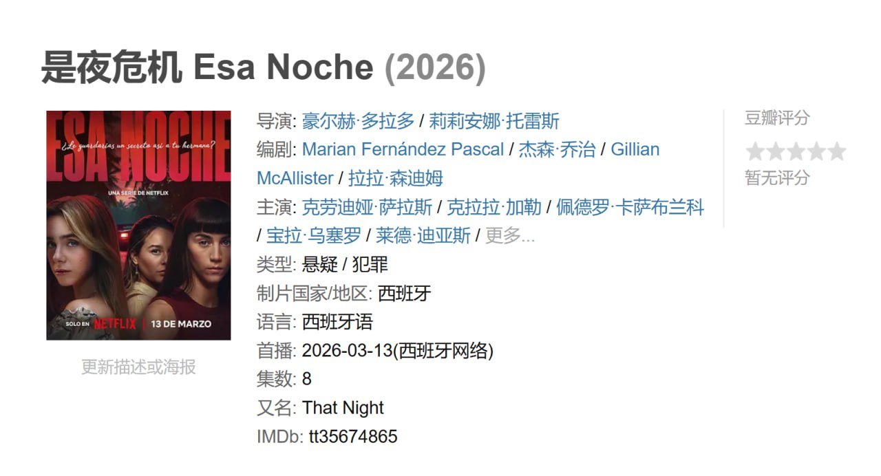 是夜危机 Esa Noche (2026)